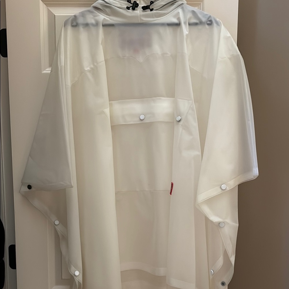 Hunter Original Transparent Rain Poncho, New without tags